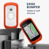 Husa GPS Kwmobile pentru Garmin Edge Explore 2, Portocaliu, Silicon, 60114.29