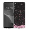 Husa kwmobile pentru Sony Xperia 10 IV, Silicon, Transparent/Roz, 60160.02