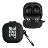 Husa kwmobile pentru Samsung Galaxy Buds 2 Pro/Galaxy Buds 2/Galaxy Buds Live, Silicon, Negru/Alb, 58155.02