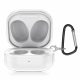 Husa kwmobile pentru Samsung Galaxy Buds 2 Pro/Galaxy Buds 2/Galaxy Buds Live, Silicon, Transparent, 60179.03