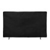 Husa pentru televizor de 65" Kwmobile, Negru, Textil, 60190.01