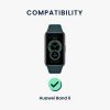 Curea kwmobile pentru Huawei Band 6, Silicon, Alb/Negru, 59296.04