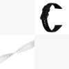 Curea kwmobile pentru Huawei Band 6, Silicon, Alb/Negru, 59296.04