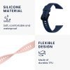 Curea kwmobile pentru Huawei Band 6, Silicon, Albastru/Roz, 59296.05