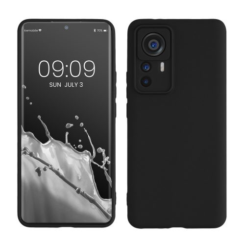 Husa kwmobile pentru Xiaomi 12T Pro, Silicon, Negru, 60258.47