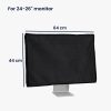 Husa pentru monitor de 24-26" Kwmobile, Negru, Textil, 60249.01