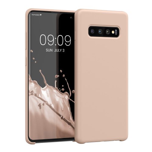 Husa kwmobile pentru Samsung Galaxy S10 Plus, Silicon, Roz, 49028.225