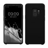 Husa kwmobile pentru Samsung Galaxy S9, Silicon, Negru, 44182.01