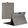 Book Cover kwmobile pentru Microsoft Surface Pro 8 13'', Textil, Gri, 56479.25