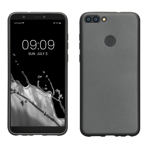 Husa kwmobile pentru Huawei P Smart (2017), Silicon, Gri, 44431.232