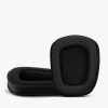 Set 2 Earpads kwmobile pentru Logitech G933/G633, Piele ecologica, Negru, 60362.01