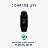 Set 2 curele kwmobile pentru Xiaomi Mi Smart Band 6/Mi Band 6/Band 5, Silicon, Negru/Gri, 59792.03