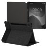 Book Cover kwmobile pentru Samsung Galaxy Tab S8/Galaxy Tab S7, Textil, Negru, 60385.73