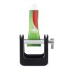 Dispenser pasta de dinti Kwmobile, Negru/Argintiu, Metal, 45488.03