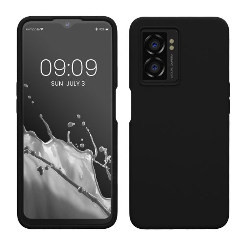 Husa kwmobile pentru OnePlus Nord N300, Silicon, Negru, 60424.01