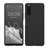 Husa kwmobile pentru Sony Xperia 10 IV, Silicon, Negru, 57800.47