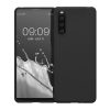 Husa kwmobile pentru Sony Xperia 10 IV, Silicon, Negru, 57800.47