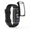 Set 2 Huse Kwmobile pentru Fitbit Inspire 3/Inspire 2/Ace 3, Silicon, Transparent/Negru, 53870.05