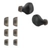 Set 6 Eartip kwmobile pentru Jabra Elite 75t/Elite 65t/Elite Active, Silicon, Gri, 56868.22