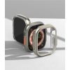 Set 2 Huse de protectie Ringke pentru Apple Watch Ultra 1/2 (49 mm) Transparent/Gri Titan